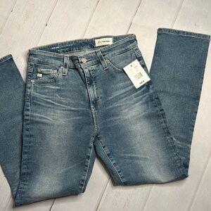 NWT - AG-ED Denim Mari Crop - High Rise Slim Straight - Size 27